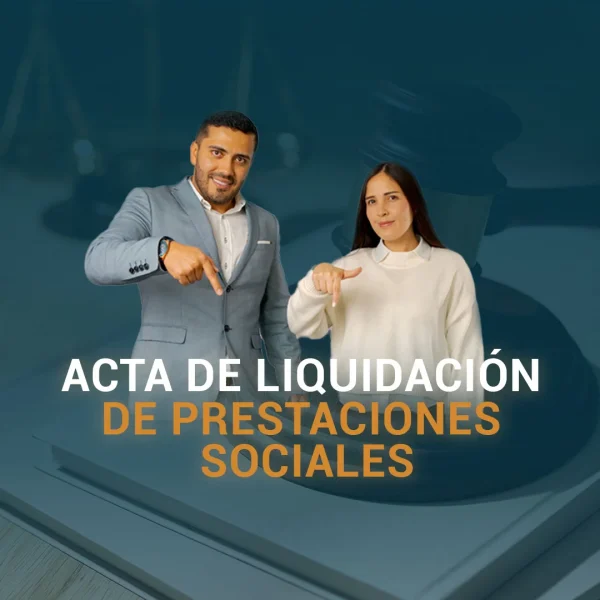Acta de liquidación de prestaciones sociales Acta de liquidación de prestaciones sociales