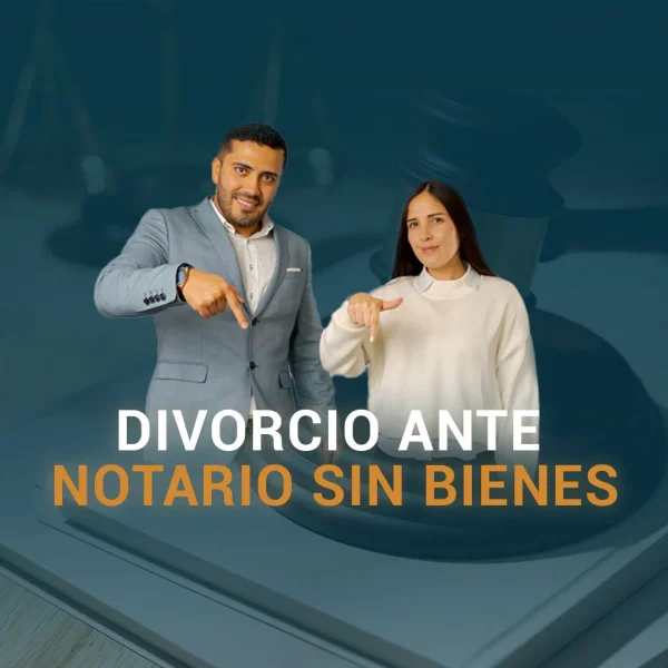 Divorcio ante notario sin bienes