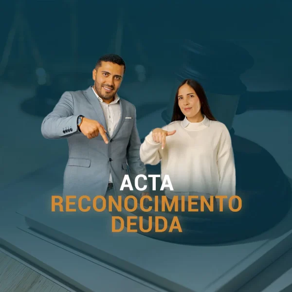 acta reconocimineto deuda